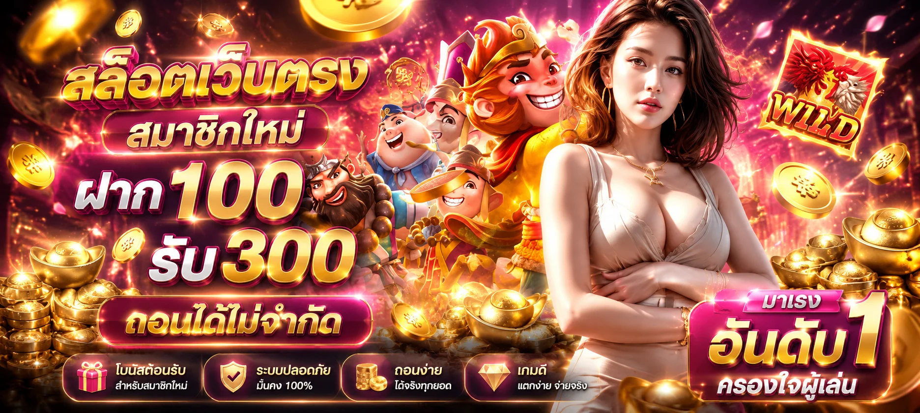 แบนเนอร์ ABM96 เว็บพนันออนไลน์เว็บตรง รวมสล็อต คาสิโน และกีฬา